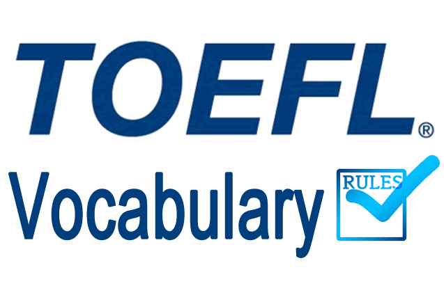 TOEFL: Reglas de Vocabulario